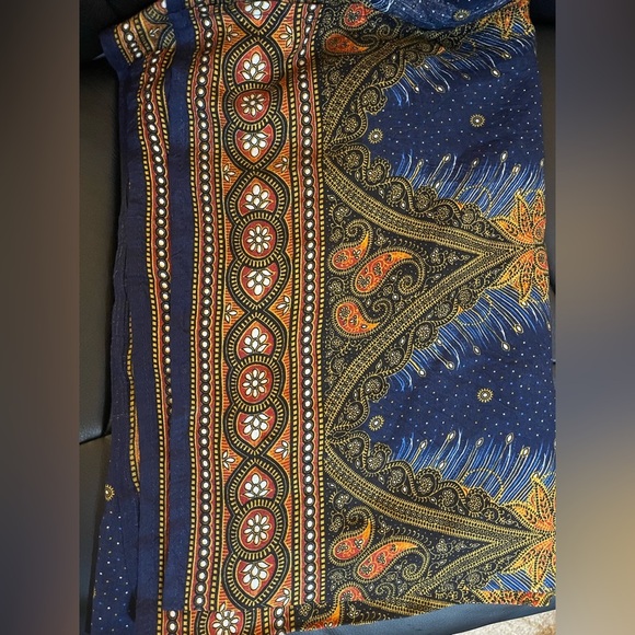 NEW Thai Sabi Wrap Pants. Blue Multi Color - Picture 5 of 5